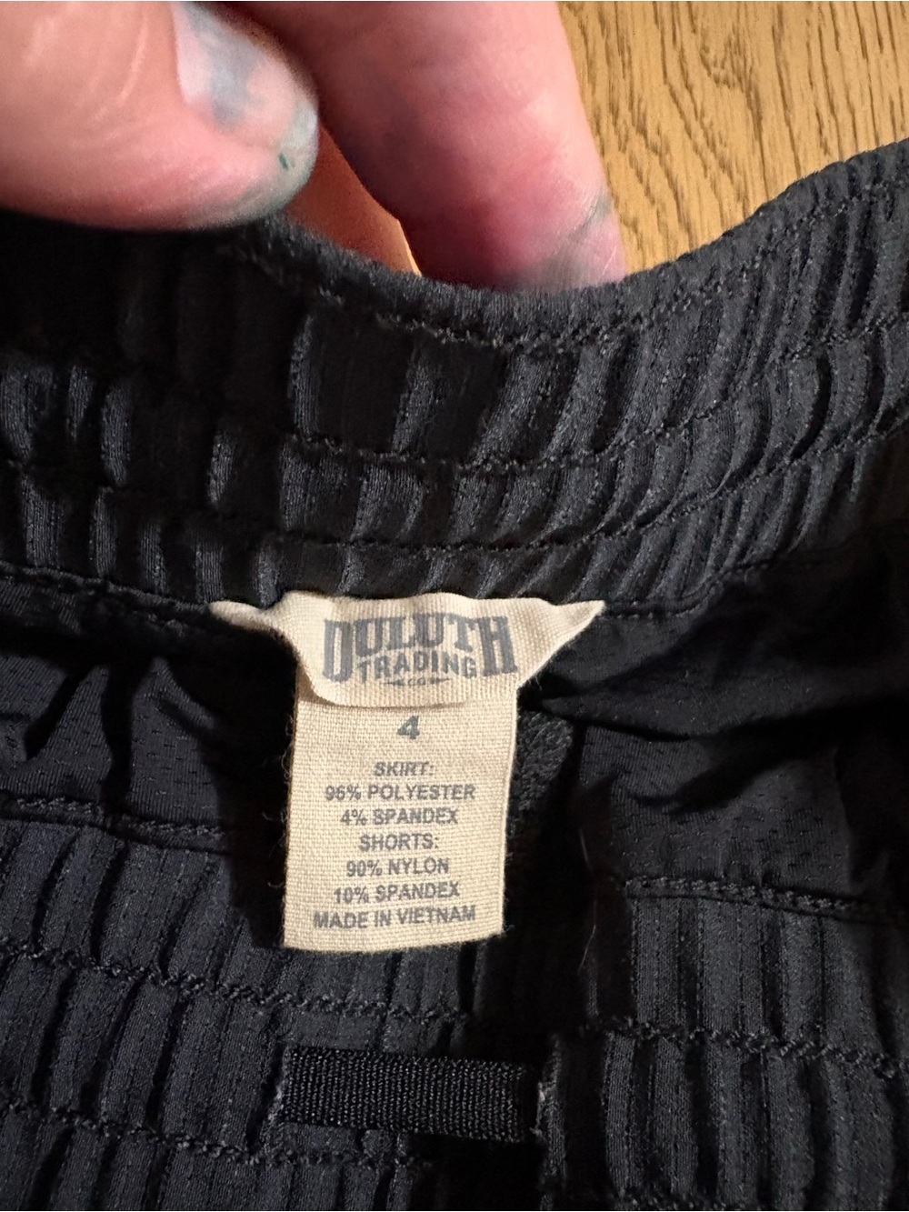 Duluth Trading Co Navy Blue Midi Skirt - Picture 2 of 6